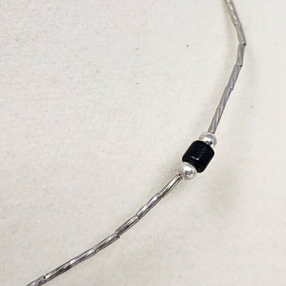 Sterling Silver Native American Necklace - Picture 4 of 5